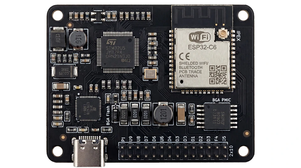 WiFi and BLE IoT module based on ESP32-C6 chipset