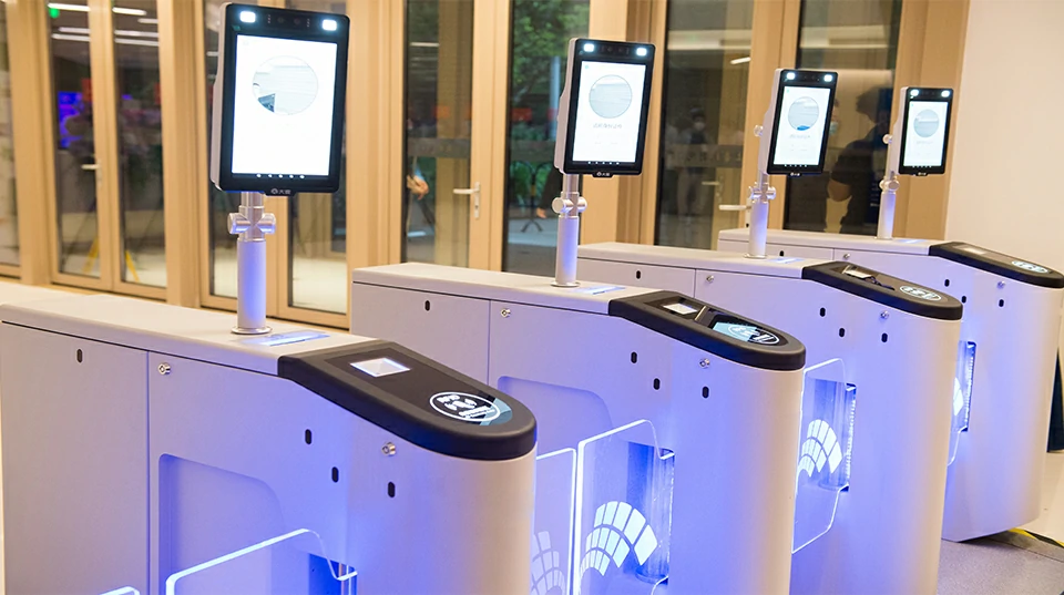Biometric access control system with integrated security electronics for smart surveillance and entry management
