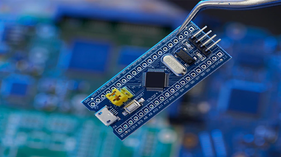 Electronic circuit design featuring microcontroller for ODM product development and engineering design