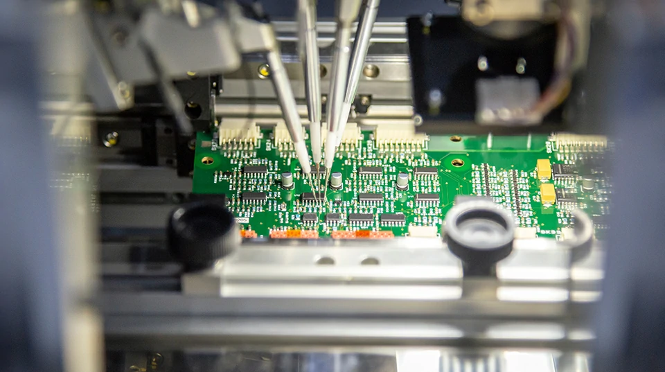 Automated PCBA process ensuring traceability, change control, and production accountability