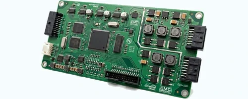 Automotive-grade ECU control PCBA with EMC-compliant power management design