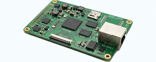 Security camera controller PCBA with PoE and embedded processing architecture